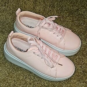 Berness Pink Platform Sneakers